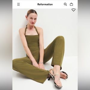 Arlene Knit Two Piece in dark olive size Xsmall